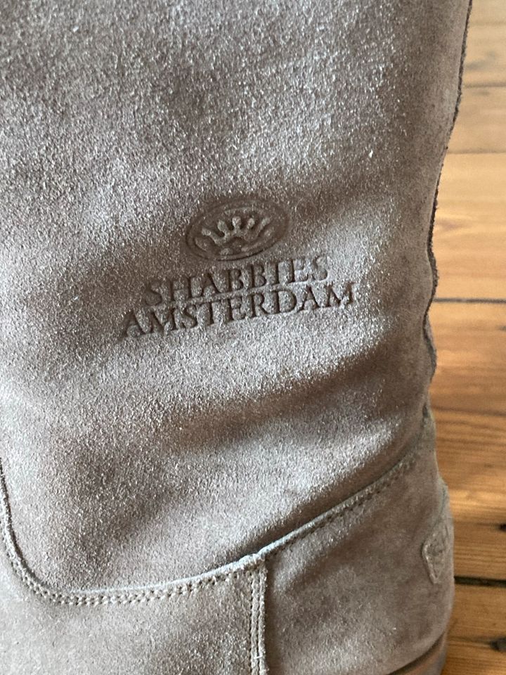 Wildlederstiefel grau Shabbies Amsterdam 41 in Berlin