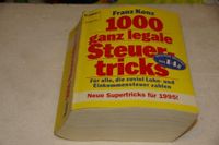 Konz 1000 ganz legale Steuertricks 1995 Schleswig-Holstein - Hoisdorf  Vorschau