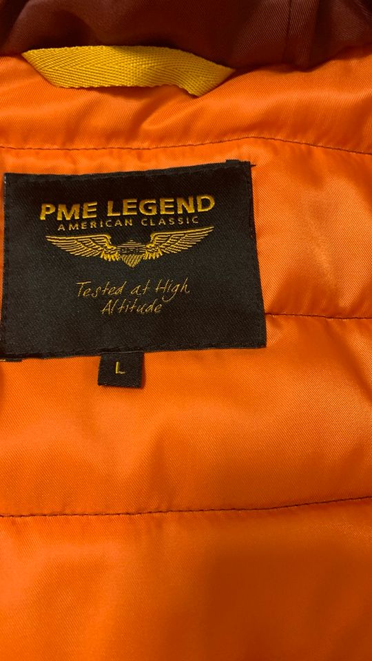 Neue PME Legend Jacke Weste Airstreamer Herren L rot mit Etikett in Weilheim i.OB