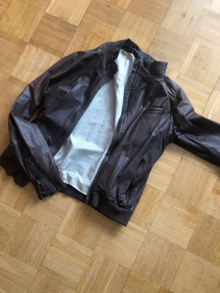 Diesel Black Gold Lederjacke XL Lammleder in Spreenhagen