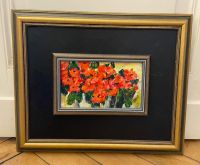 Alana "Red Flowers" Acryl auf Holz Gemälde im Rahmen Nordrhein-Westfalen - Neuss Vorschau