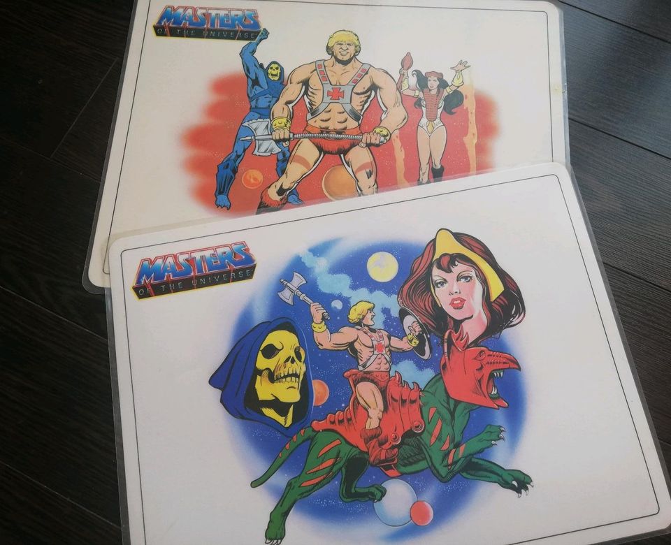 Vintage He-Man 80er Masters of the Universe Sets Placemats in Meckenheim