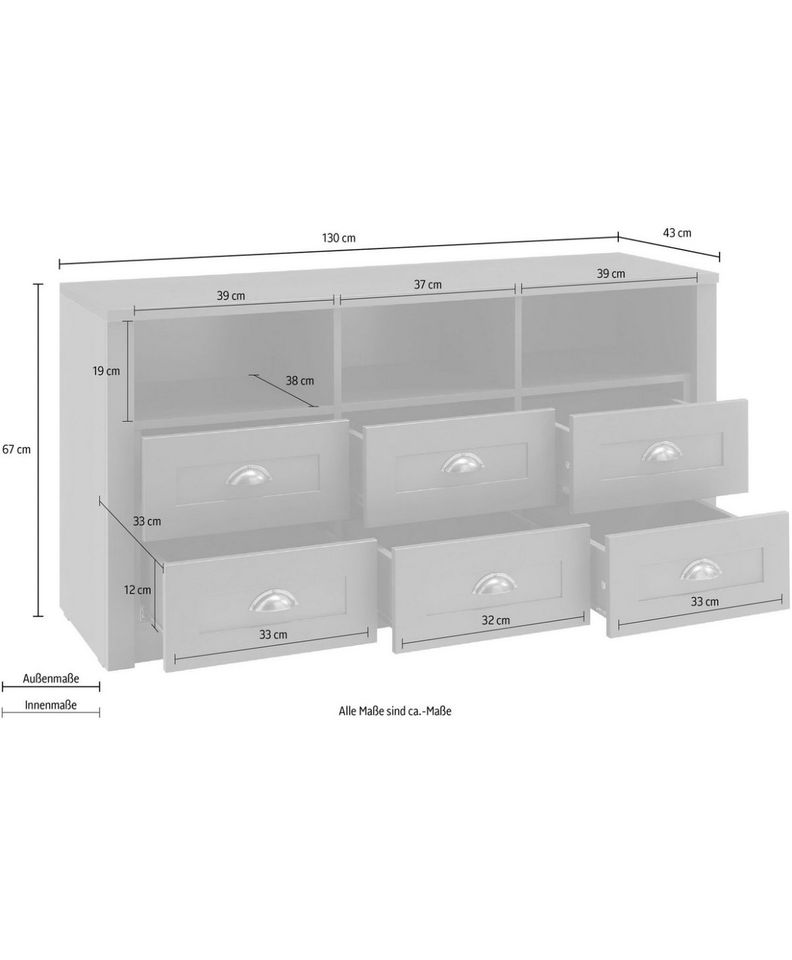 Lowboard, TV Schrank, Wohnzimmer UVP 639€ in Münchhausen