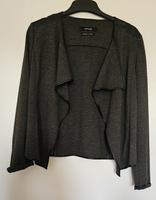 OPUS Someday Jersey Blazer Jacke schwarz Kunstlederbesatz Gr. 36 Nordrhein-Westfalen - Greven Vorschau