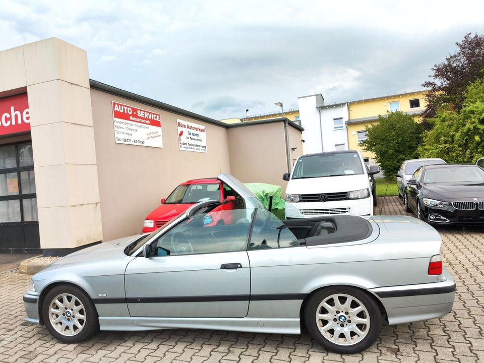 BMW 328I Cabrio E36 M-SPORT NAVI*LEDER*PDC*SHZ*HARDT in Markt Schwaben