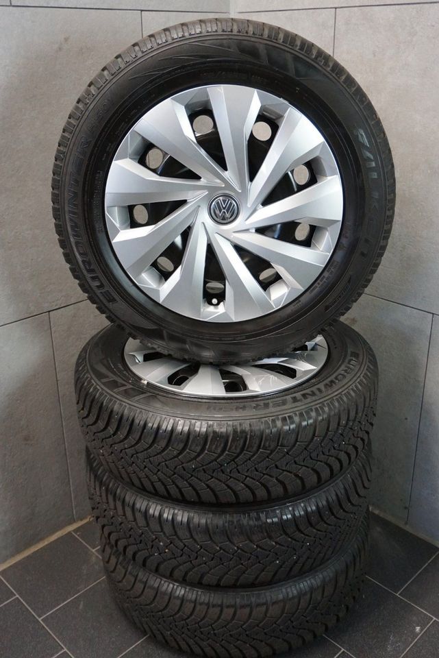 4 ORIGINAL WINTERRÄDER WINTERREIFEN 185/65 R15 VW POLO AW IBIZA GB AUDI A1 SKODA FABIA 4 PJ 2Q0601027 15 ZOLL WINTERKOMPLETTRÄDER MWST. AUSWEISBAR ! in Borchen