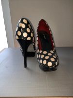 High Heels Rockabilly schwarz mit weißen Punkten Rheinland-Pfalz - Wittlich Vorschau