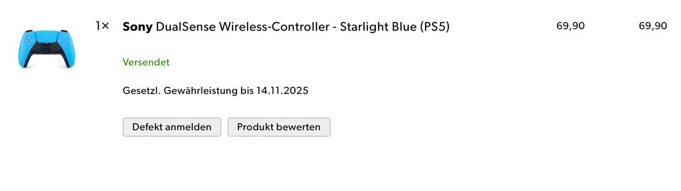 Sony DualSense Starlight Blue in Landshut