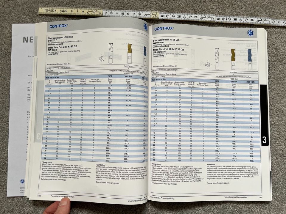 Katalog '93 Neuhäuser CONTROX-Präzisionswerkzeuge in Bremen