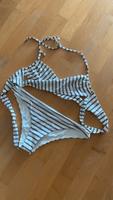 Bikini von h&m mit cut outs in weiß/schwarz Hessen - Neckarsteinach Vorschau