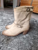 Belstaff Stiefeletten Biker Cowboy Boots Gr. 39 beige Nordrhein-Westfalen - Nottuln Vorschau