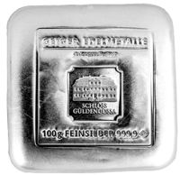 Geiger Silberbarren Gussbarren quadratisch 100 Gramm 250g 10oz Niedersachsen - Fürstenau Vorschau