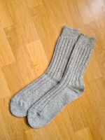 Wollsocken grau Baden-Württemberg - Oberboihingen Vorschau