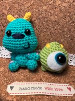 Mike und Sully Amigurumi handmade Partner Freunde Geschenk Rheinland-Pfalz - Contwig Vorschau