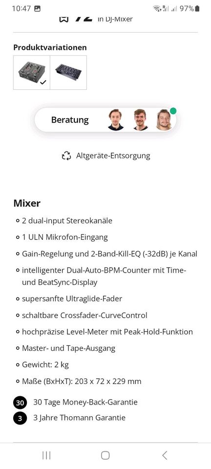 Behringer pro mixer in Schramberg