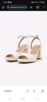 Plateau Sandaletten Highheels Gr. 38 weiß Absatzschuhe Hannover - Vahrenwald-List Vorschau