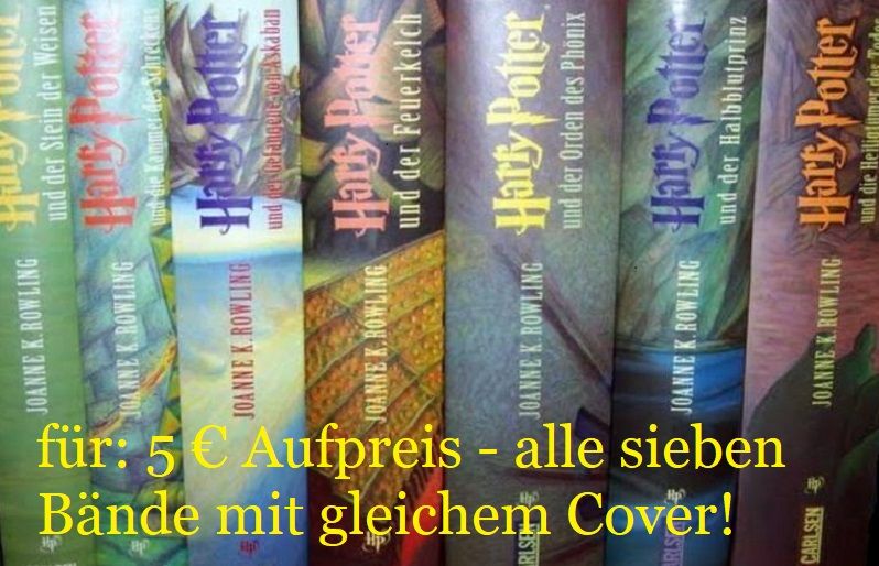 Harry Potter Bücher 1-7 Sammlung Komplett & Gebunden. Gut&Versand in Unterwössen