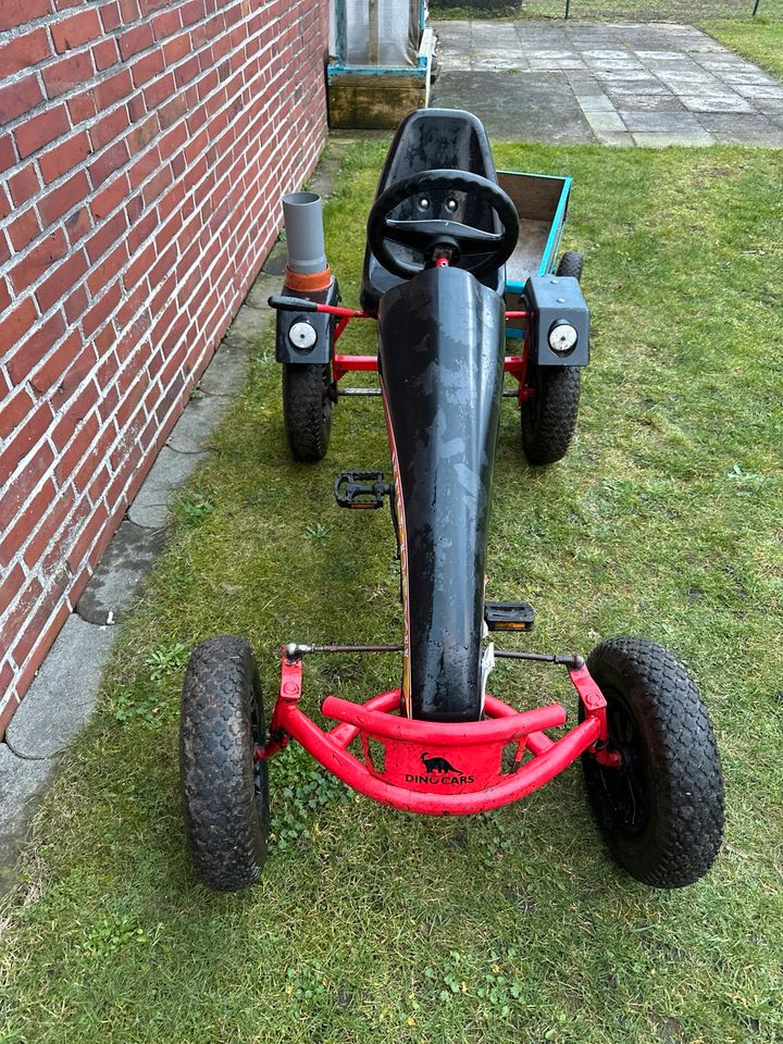 Dino Cars Kart mit Anhänger großes GoKart in Schülp