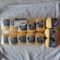 Wolle Baumwollgemisch 650gr. gelb Basics Lana Grossa Baden-Württemberg - Sinsheim Vorschau