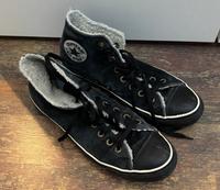 dunkelblaue gefütterte Winter Converse All Star Chucks Bayern - Aschaffenburg Vorschau
