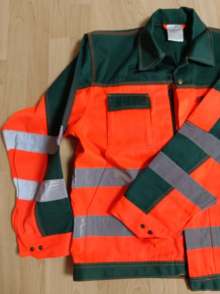 Warnschutzjacke, Jacke, Sicherheitsjacke in orange/grün in Rottenburg am Neckar