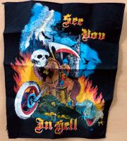 Back Patch, Aufnäher, Rückenpatch, See you in Hell, 80-er, Biker Hessen - Schwalmstadt Vorschau