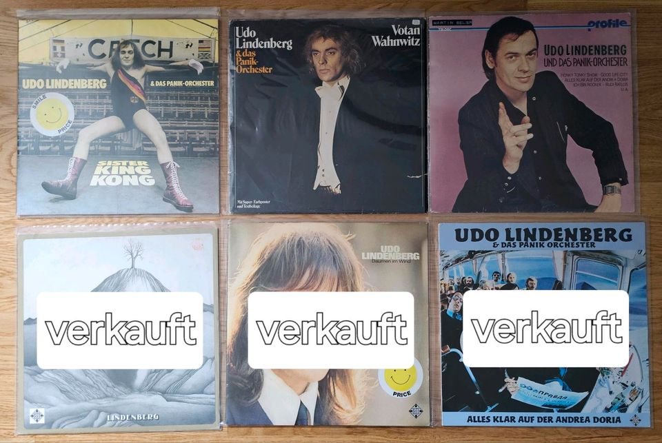 Udo Lindenberg LP Sammlung 22 LPs, Verkauf auch einzeln möglich in Ludwigsburg