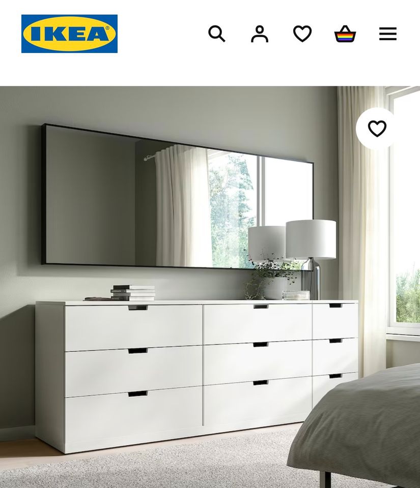 Ikea Spiegel Hovet 78x196 cm, 2 Monate, neuwertig in Merzig