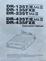 Alinco DR-135 235 435 MK3 original Bedienungsanleitung Englisch Schleswig-Holstein - Winseldorf Vorschau