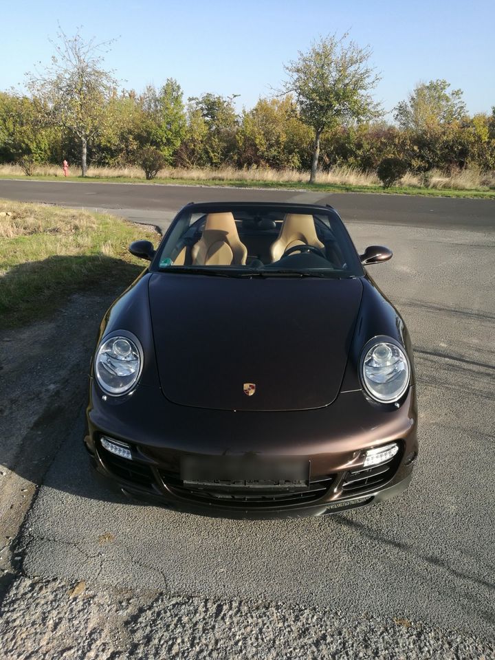 Porsche 997 Turbo Cabrio: PCCB, Sport Chrono Paket, Navi,... in Würzburg