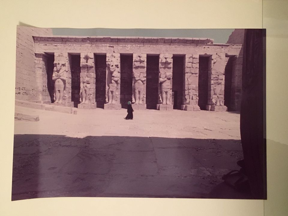 Ägyptischer Tempel Ramses III in Medînet Hâbu Kunstphotographie in Berlin