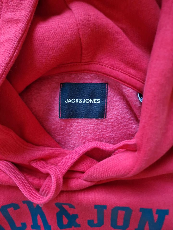Kapuzenpulli hoodie Pullover Jack &Jones rot in Wuppertal