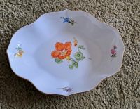 Meissen: Ovale Schale mit Blumendekor - 19 cm Obervieland - Arsten Vorschau