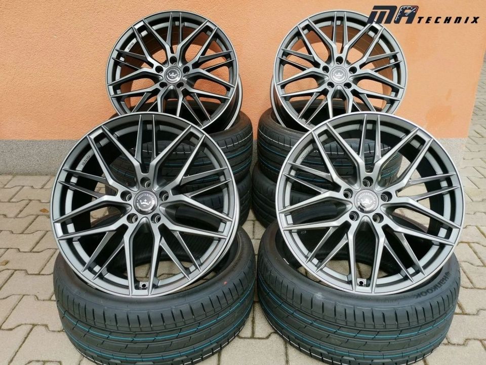 Alufelgen Felgen Meisterwerk MW14 18 Zoll 8Jx18 ET35 5x120 grau matt neu BMW 3er Compact Limousine Touring Gran Turismo E46 E90 E91 E92 E93 F30 F31 F34 4er Coupe Gran Coupe F32 F36 in Schmalkalden