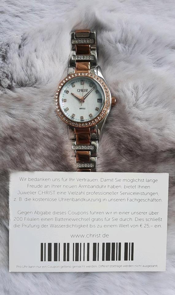 Damenuhr CHRIST mit Swarowski Steinchen in Hessen Heusenstamm kleinanzeigen
