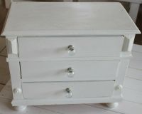 *Nachttisch/-schrank*3 Schubladen*shabby chic*Glasknöpfe*Schliff* Nordrhein-Westfalen - Selm Vorschau