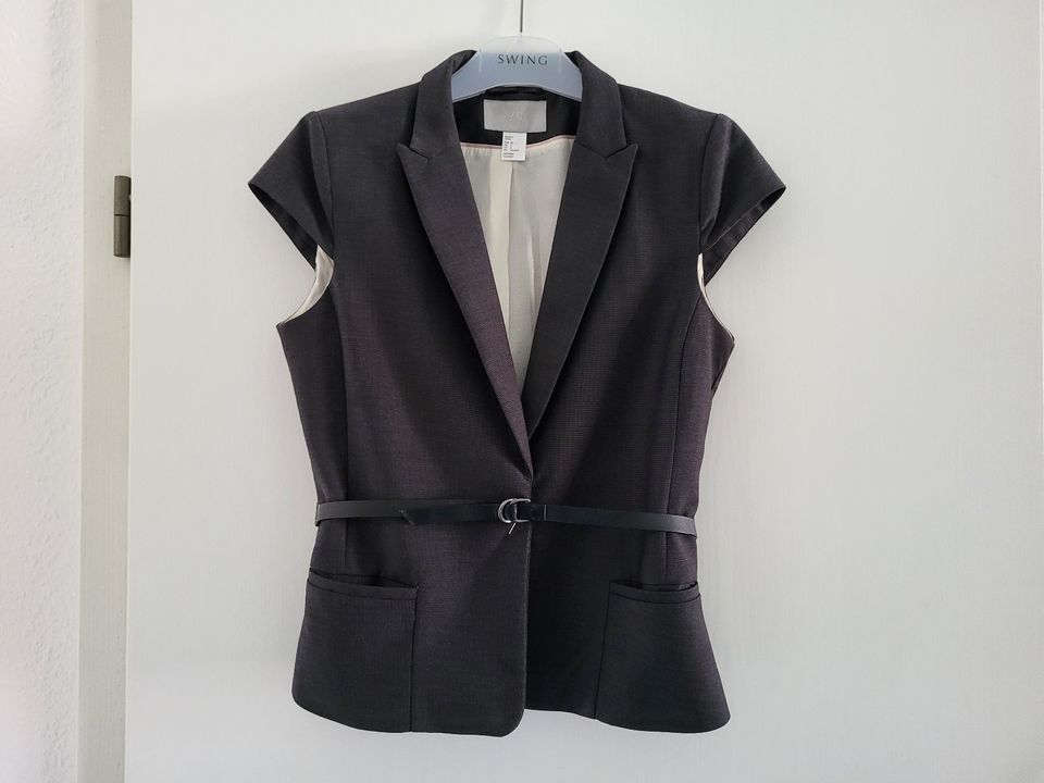 Damenblazer Damenweste H&M Gr. 36 grau gebraucht in Laatzen