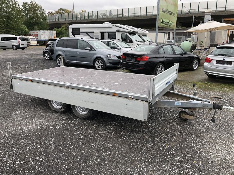 2.000kg Anhänger Transportanhänger Pritsche zum mieten VERMIETUNG in Würzburg