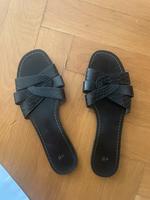 Zara loafer Sandalen schwarz 37 Düsseldorf - Flingern Nord Vorschau