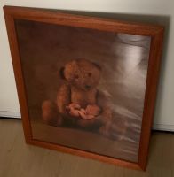 Bild von Anne Geddes Teddy mit Baby im Rahmen mit Glas Köln - Braunsfeld Vorschau