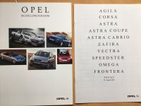 Prospekt Opel Modellprogramm 2001 + Preise Omega Speedster Astra Hessen - Griesheim Vorschau