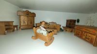 Bauernhaus Puppenmöbel Küche und Schlafzimmer mit viel Zubehör Sachsen - Gersdorf Vorschau