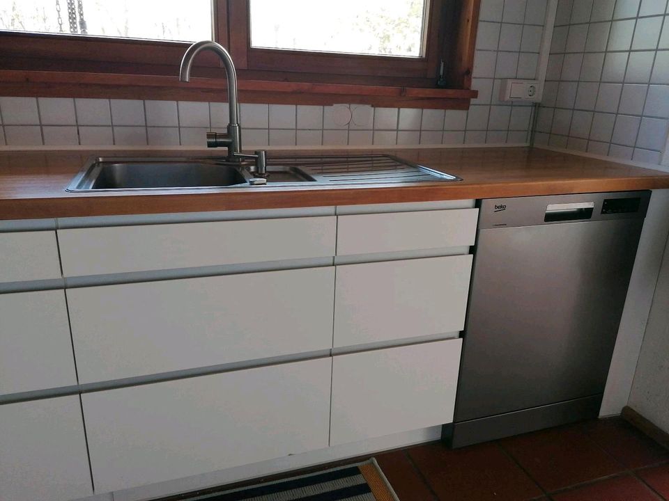 IKEA Küche mit Buche Echtholzplatte in Rottweil