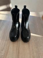 Stiefeletten schwarz  Gr 37  (1x getragen) Sachsen-Anhalt - Merseburg Vorschau