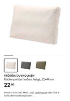 IKEA Frösön Rückenkissen 62x44cm -Outdoor- Farbe: beige Kr. München - Höhenkirchen-Siegertsbrunn Vorschau