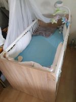 Baby-/Kinderbett mit Umrandung, Lattenrost, Matratze Bayern - Weichering Vorschau