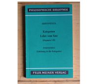 Aristoteles - Kategorien Lehre vom Satz ( Organon I/II) Hessen - Kirchhain Vorschau