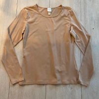 H&M Langarmshirt Gr. M Shirt Top beige top Zustand Dresden - Schönfeld-Weißig Vorschau