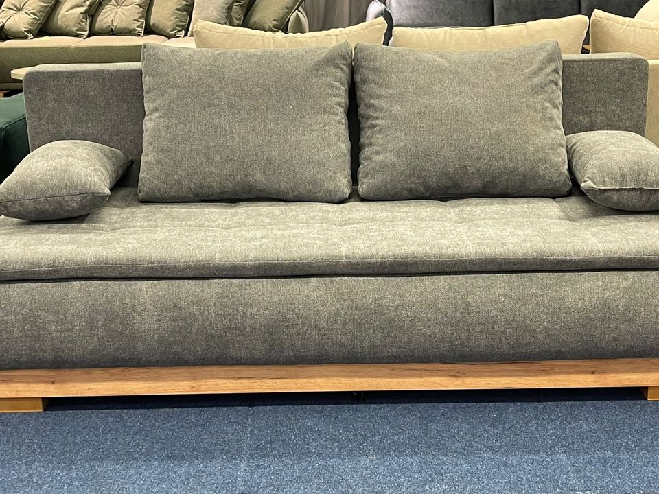 Mila Schlafsofa 207x162 cm Schlamm Sofa Ed Lifestyle in Taufkirchen Vils