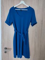 Schönes Sommerkleid Gr S blau mit Gürtel Bayern - Adelschlag Vorschau